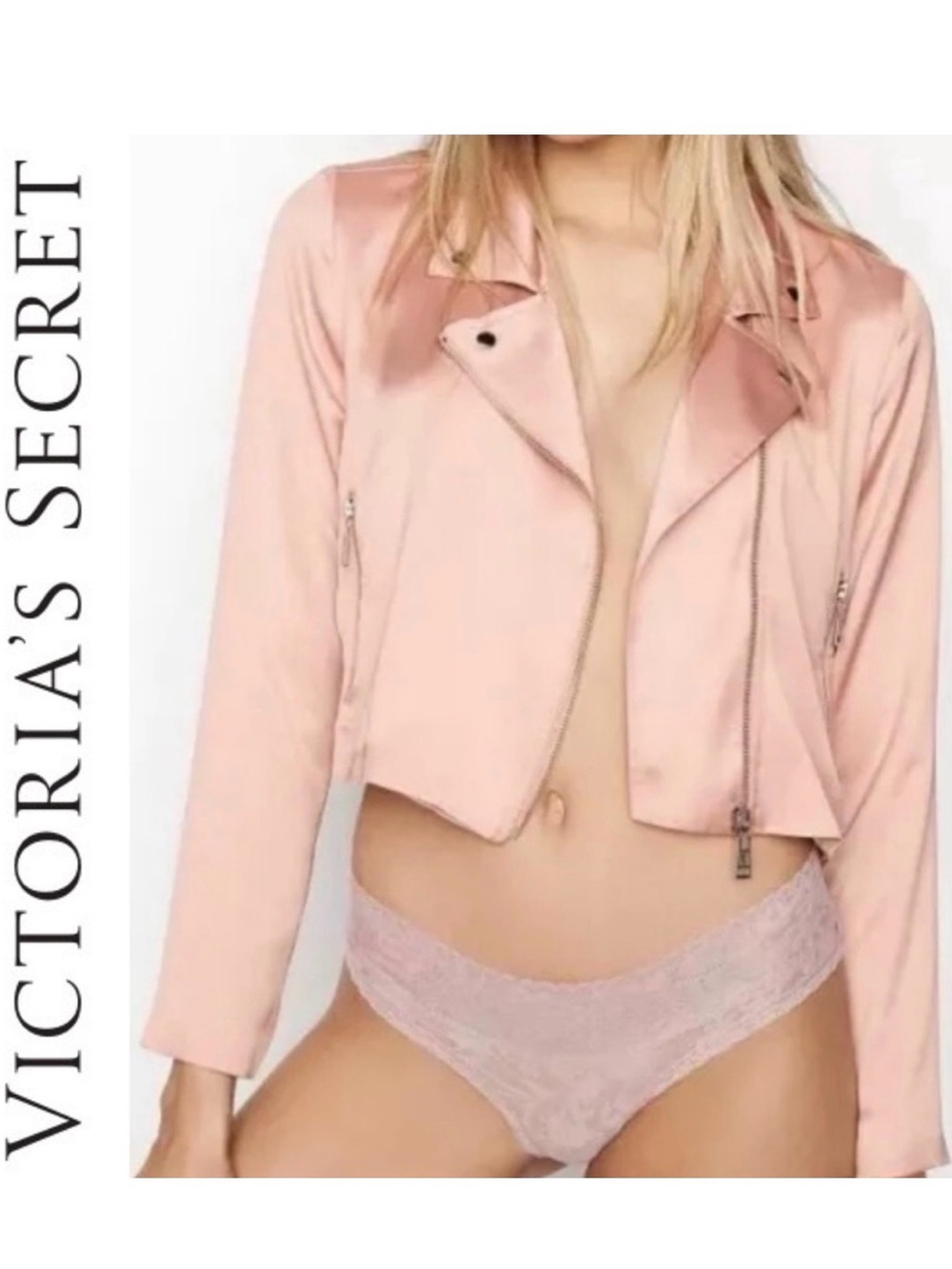 Victoria’s Secret Satin Biker Blazer